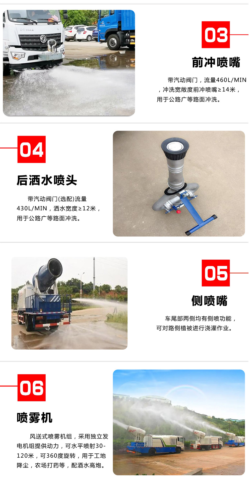 東風(fēng)小多利卡藍牌霧炮車國六4.5立方/30-40米霧炮